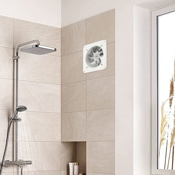 40W Wall Mounted&Window Mounted Wall Exhaust Fan Metal Extractor Fan for Attic Garage Window Ventilation