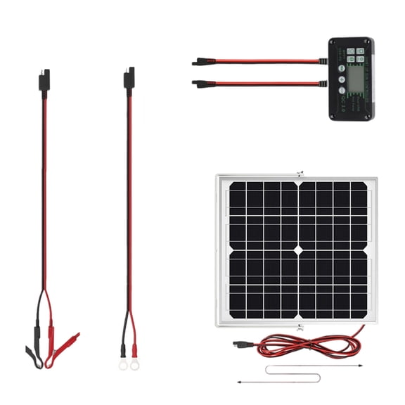 40W Waterproof Monocrystalline Solar plate Kits Portable Outdoor Emergencies Power Unfettered Direct Drive