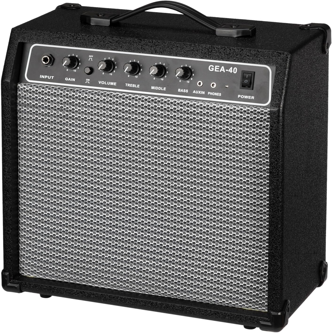 40Watt Electric Guitar Amplifier, Portable Electric Guitar Amp with 8