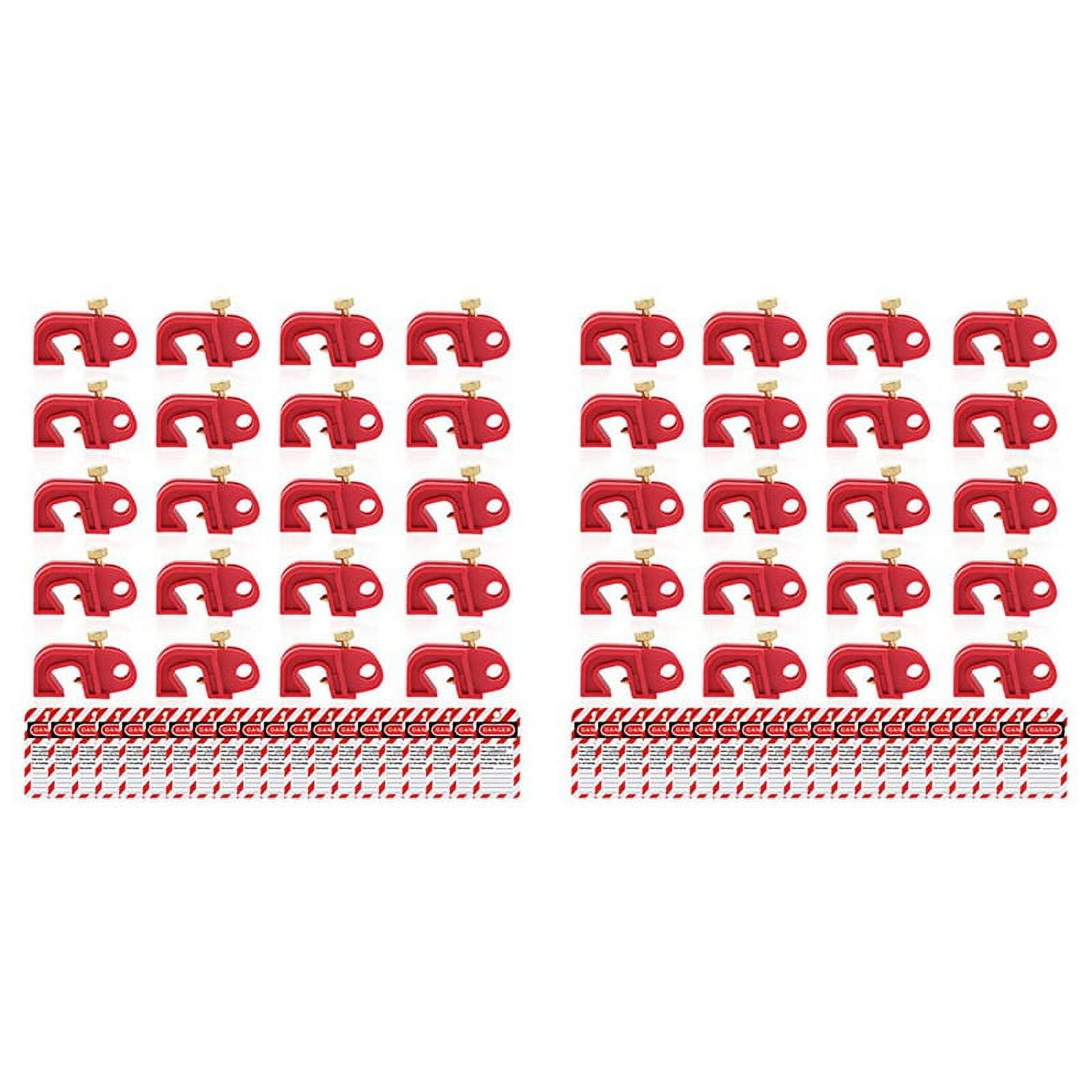 40X Circuit Breaker Lockout Device Lockout Tagout Tag Kit Breakers ...