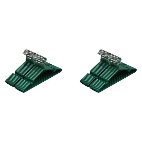 40X Clothes Hangers with Non-Slip Design, Traceless Clothes Racks, Sturdy Heavy Duty Coat Hangers Green