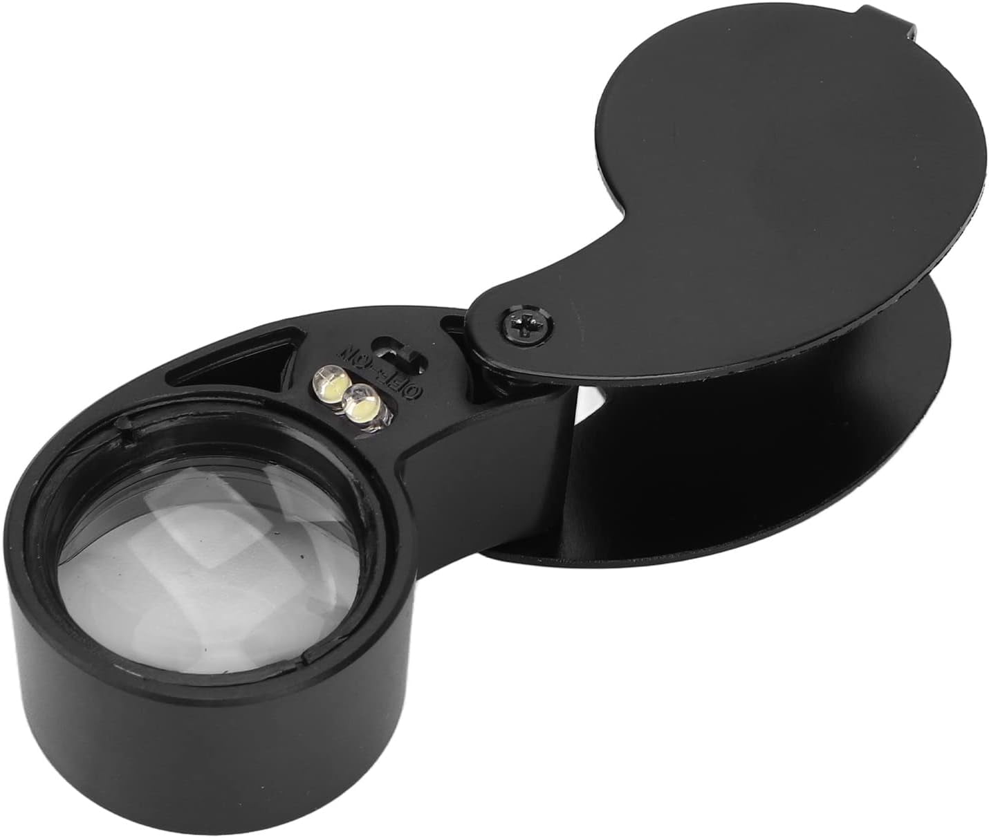 40X Magnifier Loupe, Lightweight LED Lights Jewelers Loupe for Daily