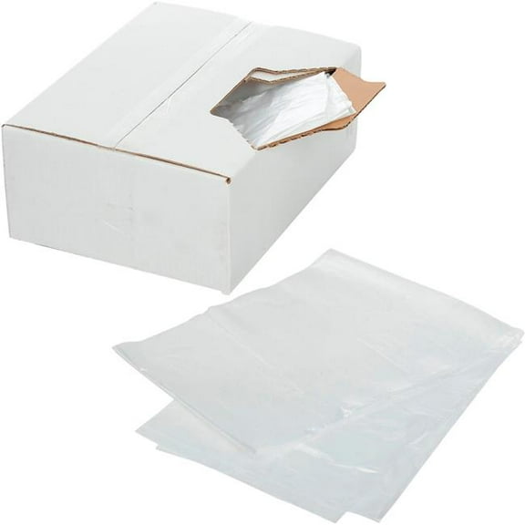Global Industrial 732343 Medium Duty Trash Bags - 40-45 Gal - 0.69 Mil - Clear - 125 Bags Per Case