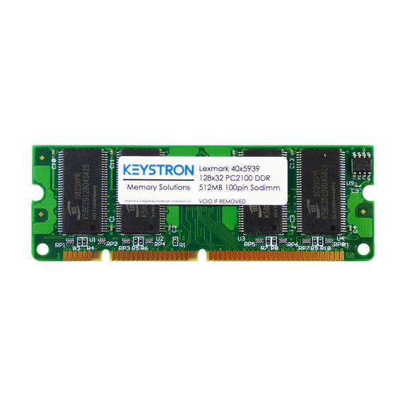 40X5939 512MB 100pin PC2100 Memory Upgrade for Lexmark Printer 546DTN CV, E460DN, 460DTN, 460DTW, 460DW, 462DTN