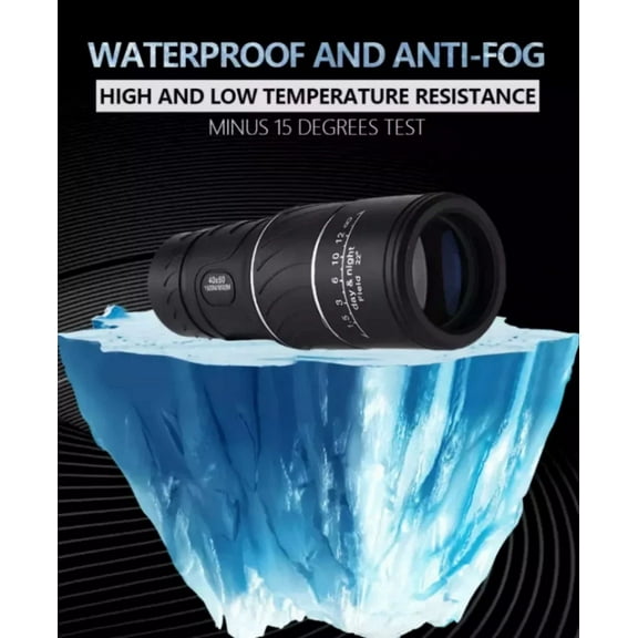 40X60 Monocular Binoculars With Night Vision Bak4 Prism High Power ++Waterproof/