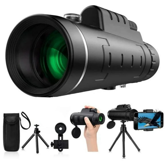 40X60 Zoom HD Powerful Binoculars Long Range Portable Professional Telescope Low Light For Hunting Camping