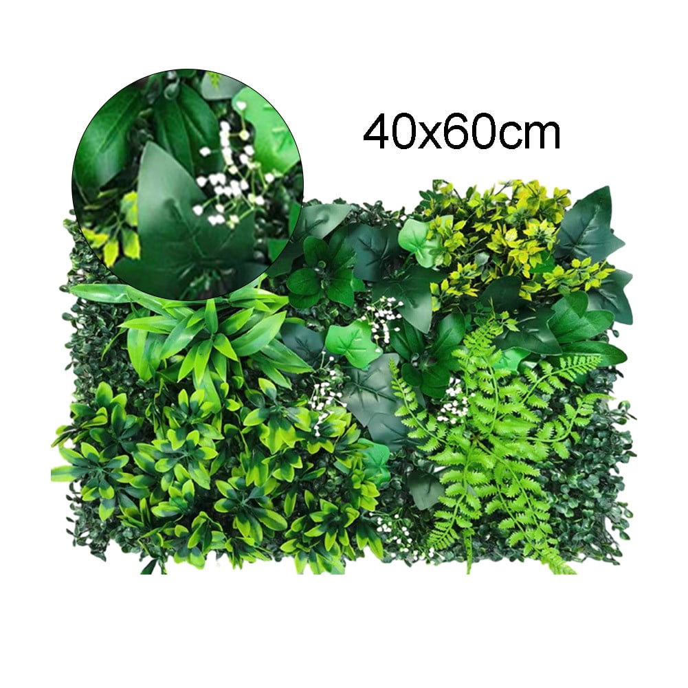 40X60Cm Artificial Plant Grass Fake Lawn Carpet Backdrop Wall Hanging Greenery Leaf Mat Vegetation For Home Garden Party Decor