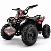 40cc Teen Gas ATV, Gas Powered 4 Wheeler for Teens 13+, 4-Stroke Beginner ATV, Up to 15 MPH, Adjustable Speed, Safety Switches, Front & Rear Brakes - Red