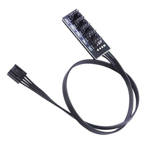 40cm 1 to 5 4-Pin Molex TX4 PWM Fan CPU HUB Splitter PC Case Chasis Cooler Extension Cable Adapter Controller