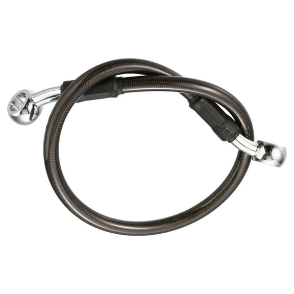 40cm 15.75" Motorcycle Brake Clutch Oil Hoses Line Pipe Clutch Throttle Gas Line Fuel Pipe Black for ATV Dirt Bike
