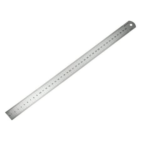 40cm 16 Inch Metric Stainless Steel Straight Rulers with Hanging Hole
