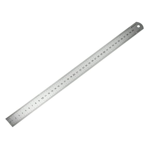 40cm 16 Inch Metric Stainless Steel Straight Rulers with Hanging Hole