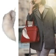 thumbnail image 1 of 40cm Fluffy Tail Keychain Plush Accessory for Women Handbag, 1 of 7