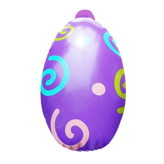 40cm Large Inflatable Easter Egg - Durable PVC Outdoor Yard Decoration, Weather Resistant Giant Spring Garden Ornament for Lawn Porch and Driveway Display