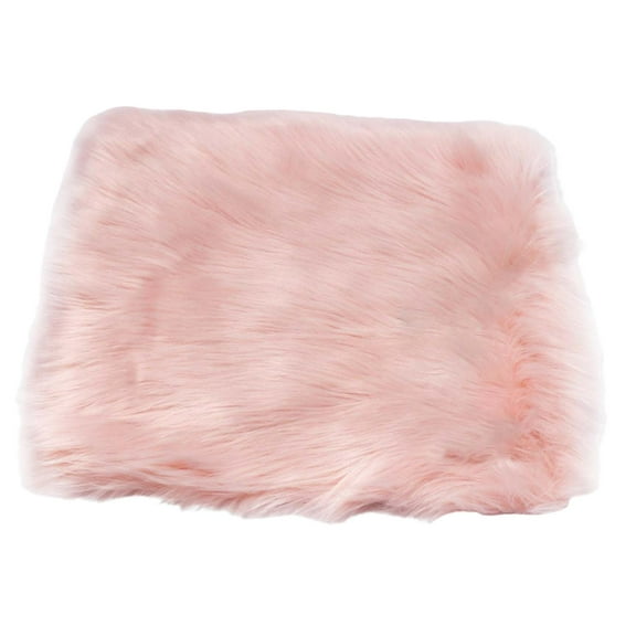40cm Plush Nail Photo Background Backdrop, Area Rug, Square Luxury 40 Props for Chair Mat Tabletop Photography Ornaments Shoes Display Light Pink