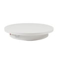 thumbnail image 1 of 40cm Remote Control Two-Way Electric Turntable 360° Display Stand Base Rotating White, 1 of 13