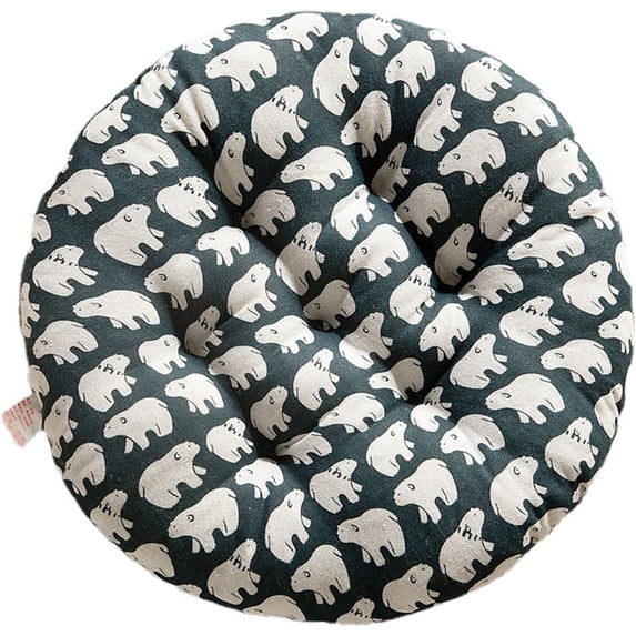 40cm Round Shape Seat Cushion Printed Thicken Chair Cushion Cotton Linen Soft Sofa Floor Throw Pillows Home Decoration Home