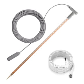 40ft Extended Grounding Cable Suitable for Earthing Mats Includes Quick Connection Designs Ground Rod for Studios