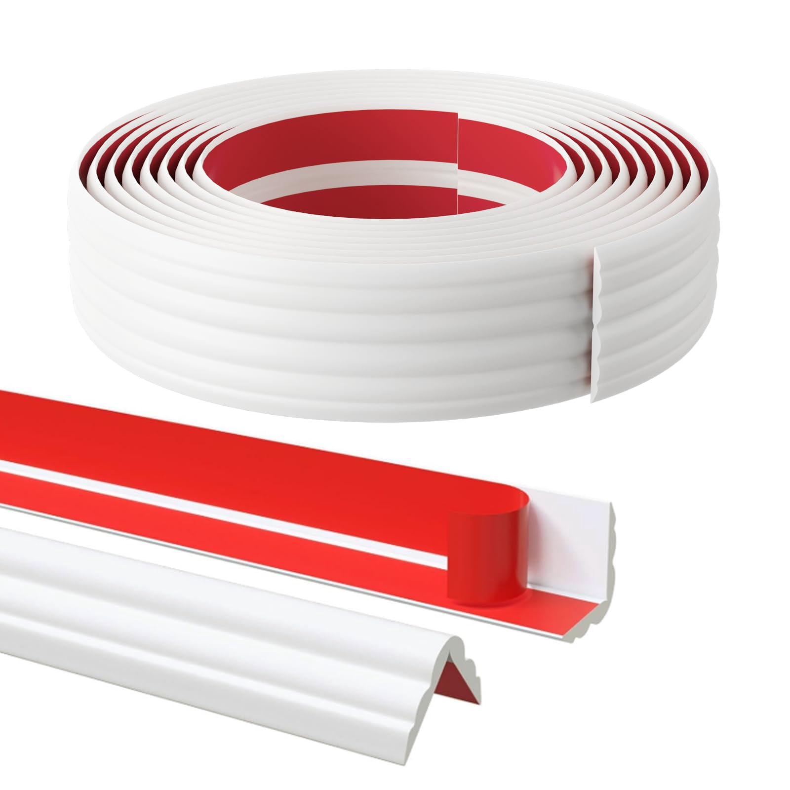 Outside Guard 40ft Flexible Wall Corner Protector Moulding Trim Peel And Stick Inside ...
