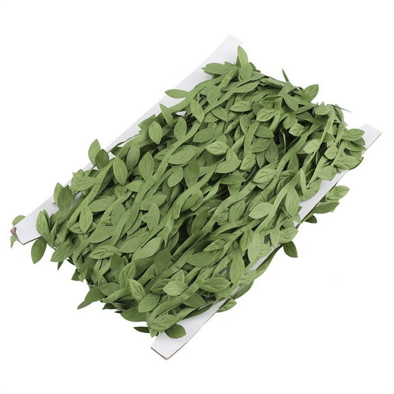 40ft Green Leaf Vine For DIY Decor, Wreaths, Crafts, Parties Home, <span Style="background:red"></span> Foliage