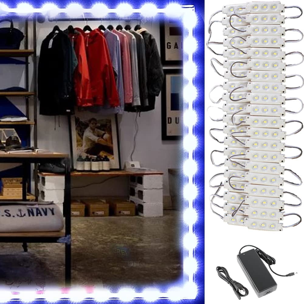 Storefront Led Light 40ft Storefront 80 Pieces Blue 5630 LED Light Module with UL 12v 6 Amps ...