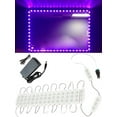thumbnail image 1 of 40ft Storefront LED light purple with UL Listed 12v 6A Power Supply, 1 of 4