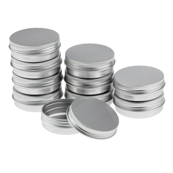 40g Small Round Metal Tin Jar Containers with Screw Top Lids for