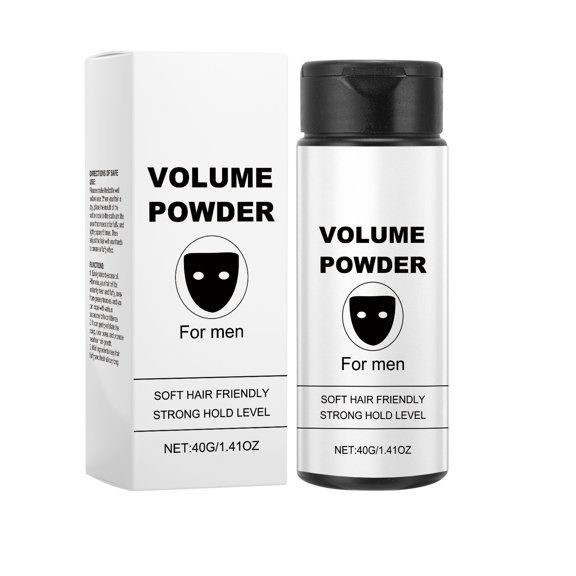 Texture Powder for Men - 40g Strong Hold Powder for Instant Volume & Texture, Natural Ingredients, Long-Lasting Hold, Gentle Scálp Exfoliation, Easy to Apply, Oil Absorbing Formula Makeup Organizers