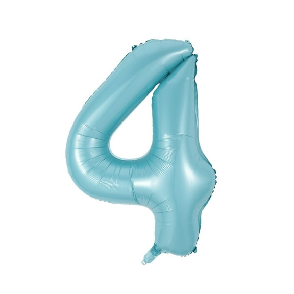 40in Blue Macaron Foil Number Balloon - Perfect for Celebrations