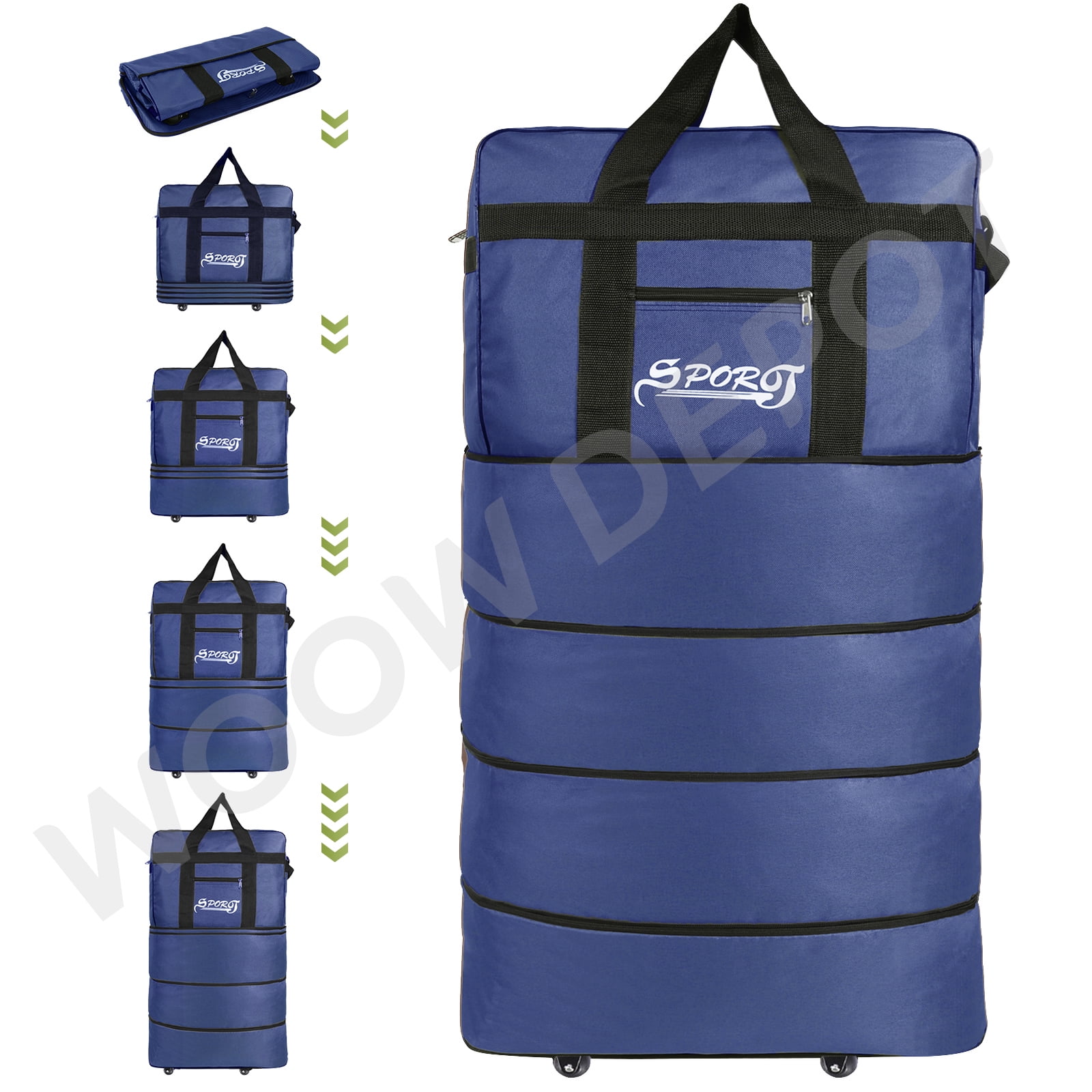 W O O W D E P O T 40in Durable Traveling Carry-On Expandable