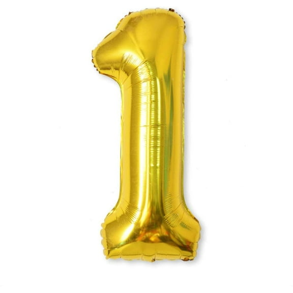 40in Gold Foil Number Balloon - Perfect for Celebrations
