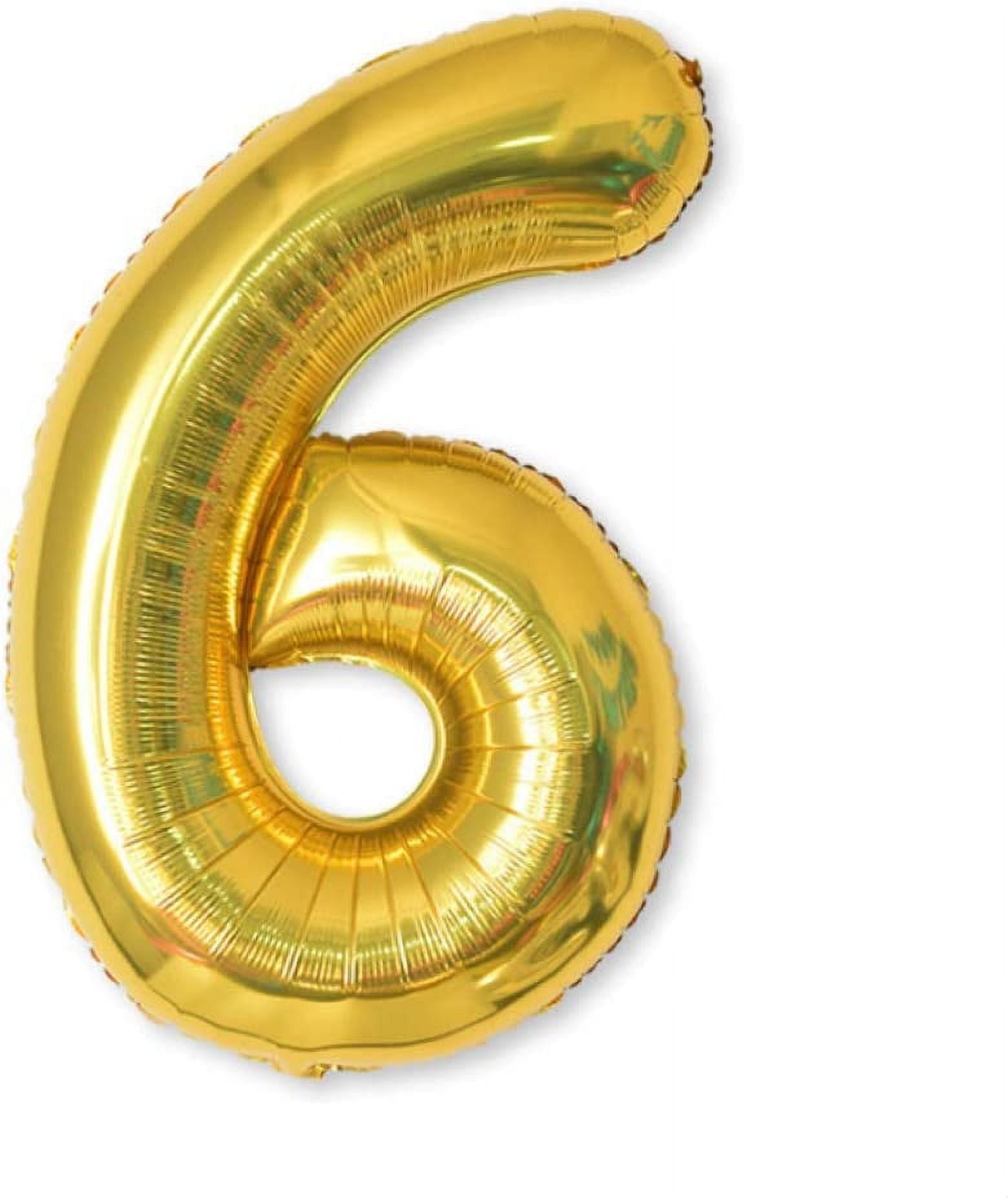 40in Gold Foil Number Balloon - Perfect for Celebrations - Walmart.com