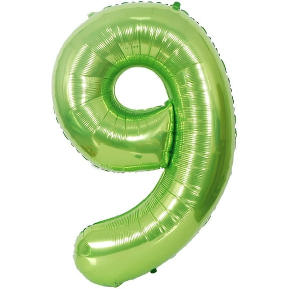 40in Green Foil Number Balloon - Perfect for Celebrations