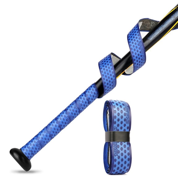 40in PU Baseball Bat Grip Tape, Anti-Slip Tacky Wrap for Baseball, Softball, Tennis & Pickleball Rackets