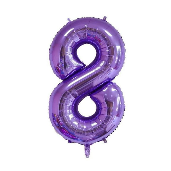 40in Purple Foil Number Balloon - Perfect for Celebrations