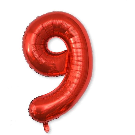 40in Red Foil Number Balloon - Perfect for Celebrations