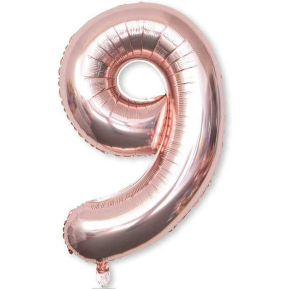 40in Rose Gold Foil Number Balloon - Perfect for Celebrations