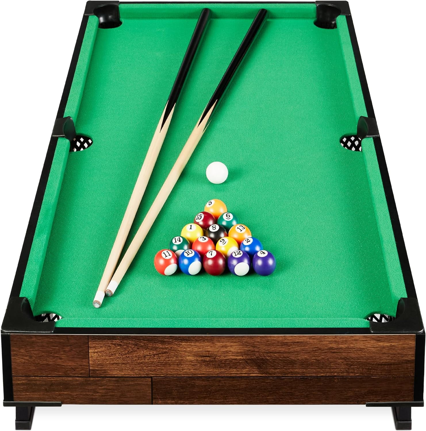 40in Tabletop Billiard Table, Pool Arcade Game Table for Living Room ...