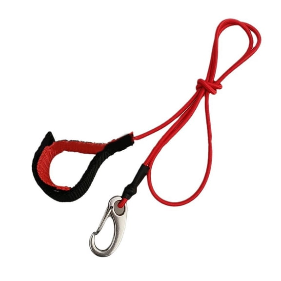 40inch Kayaks Paddle Leash Elastic Rope With Stainless Steel Hook For Canoe Boat