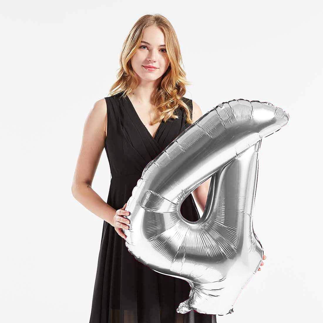 20 Number Balloons – Giant Black Mylar Helium Balloons For 20th Birthday & Anniversaries | 2-Pack - View #13