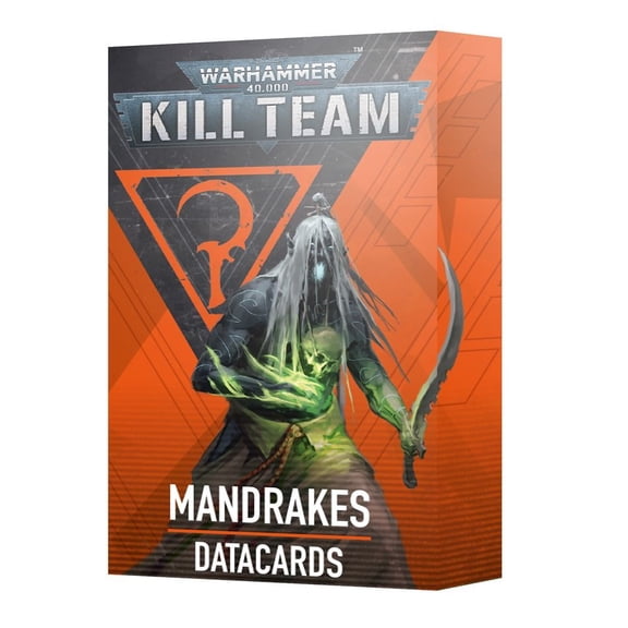 Warhammer 40K Kill Team: Datacards: Mandrakes GWS 103-78