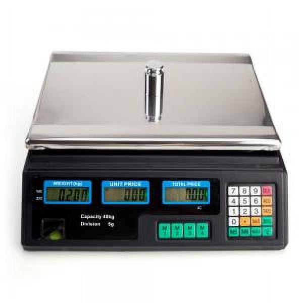 Vegetable weighing outlet scale