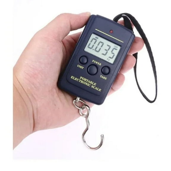 40kg Digital Electronic Scale Without Backlight Mini Fishing Luggage Travelling Hanging Hook Kitchen Weighing Tools
