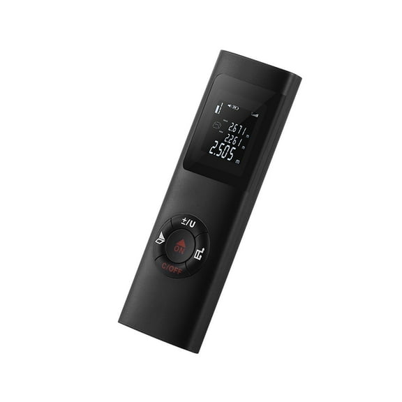 40m Digital Rangefinder Distance Meter USB Handheld Infrared Range Finder ,Easy to Use