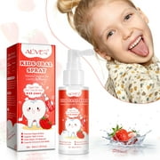40ml Aliver Kids Oral Spray 0-12 Years,Mouth Wash for Toddler Children,Mouth Spray Cavity Prevention,Easy Dental Care Day and Night, Xylitol Strawberry Flavor,Fluoride Free
