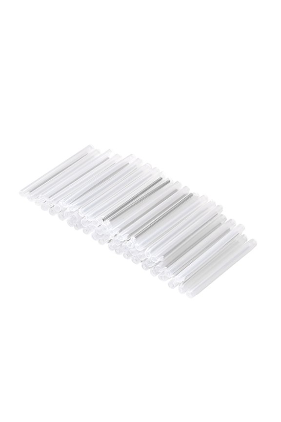40mm 3mm OD Fiber Optic Sleeve w 1.2mm Rod 2 Ends Pre-Shrunk Fiber Optic Fusion Tube Protector Sleeves 50pcs