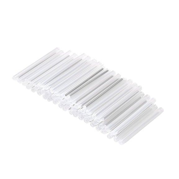 40mm 3mm OD Fiber Optic Sleeve w 1.2mm Rod 2 Ends Pre-Shrunk Fiber Optic Fusion Tube Protector Sleeves 50pcs