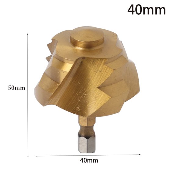 40mm 50mm Hexagonal Shank Drill Bit Water Pipe Expansion Drill Punch Plumber 40mm