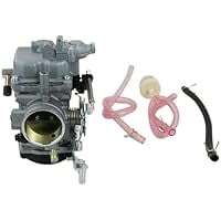 40mm CV Motorcycle Carburetor Replacement Compatible with Harley-Davidson Models, Replaces 27421-99C 27490-04 27465-04 for Street Riding & Custom Builds