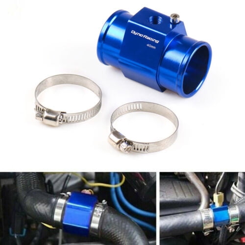 40mm Car Water Temp Temperature Joint Pipe Sensor Gauge Radiator Hose Adapter